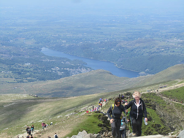 Views back to Llanberis