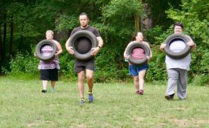 HOOP Bootcamp Weekend, July 2017: members find inner strength to enjoy exercise